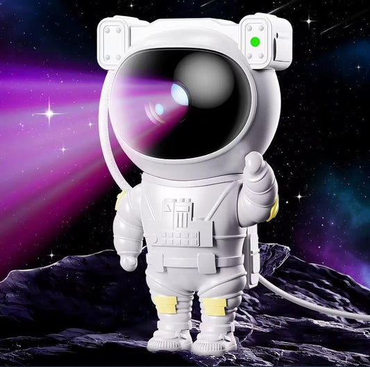 Astronaut Galaxy Projector with Remote Control - 360° Adjustable Timer Kids Astronaut Nebula Night Light, for Gifts, Baby Adults Bedroom, Gaming Room, Home and Party (Corded Electric) - instor360.com