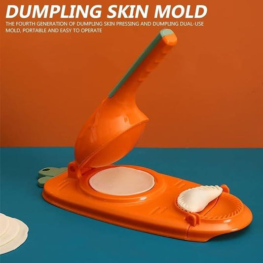 2 in 1, Momo Maker, Gujiya Maker Machine, Kajjikayalu Karanji Maker - Samosa Maker - Skin Press Mould for Ghughra with Dumpling Puri Maker - instor360.com